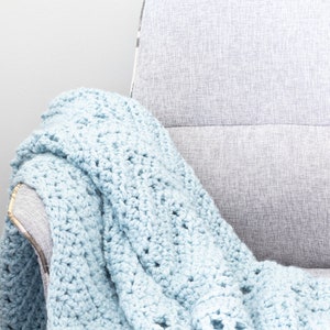 Mystic Ripple Blanket Crochet Pattern Printable PDF image 6