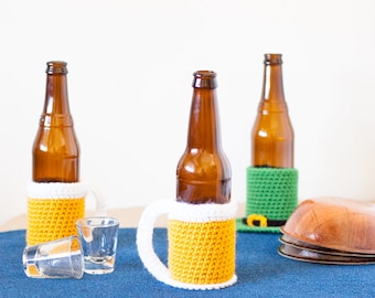 Beer Mug Beer Cozy Crochet Pattern - Printable PDF