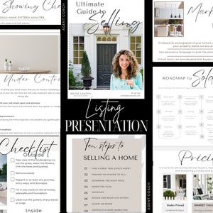 May include: A checklist of tips for selling a home, including preparing the home, finding a real estate agent, and marketing the property. The checklist is divided into two sections: "Outside" and "Inside".