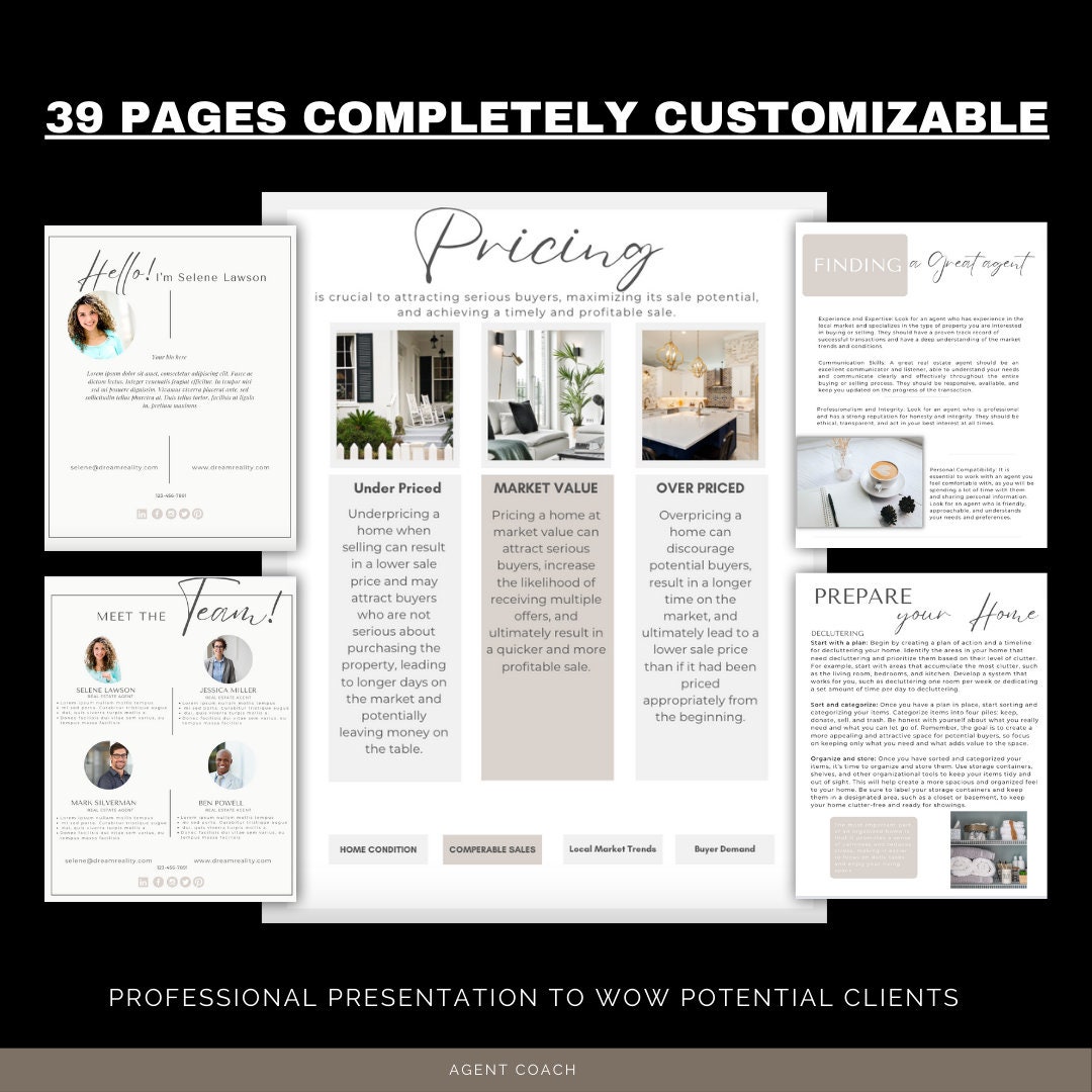 Listing Presentation for Sellers Presentation for Realtors Listing Presentation for Real Estate ...