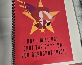 Vasago shut up notebook/sticker book