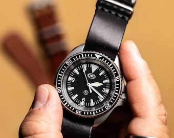Handmade Leather Single Pass Watch Strap | 20mm