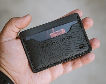 The Mojave, Minimalist ID Wallet, EDC Leather Wallet, Minimalist Wallet