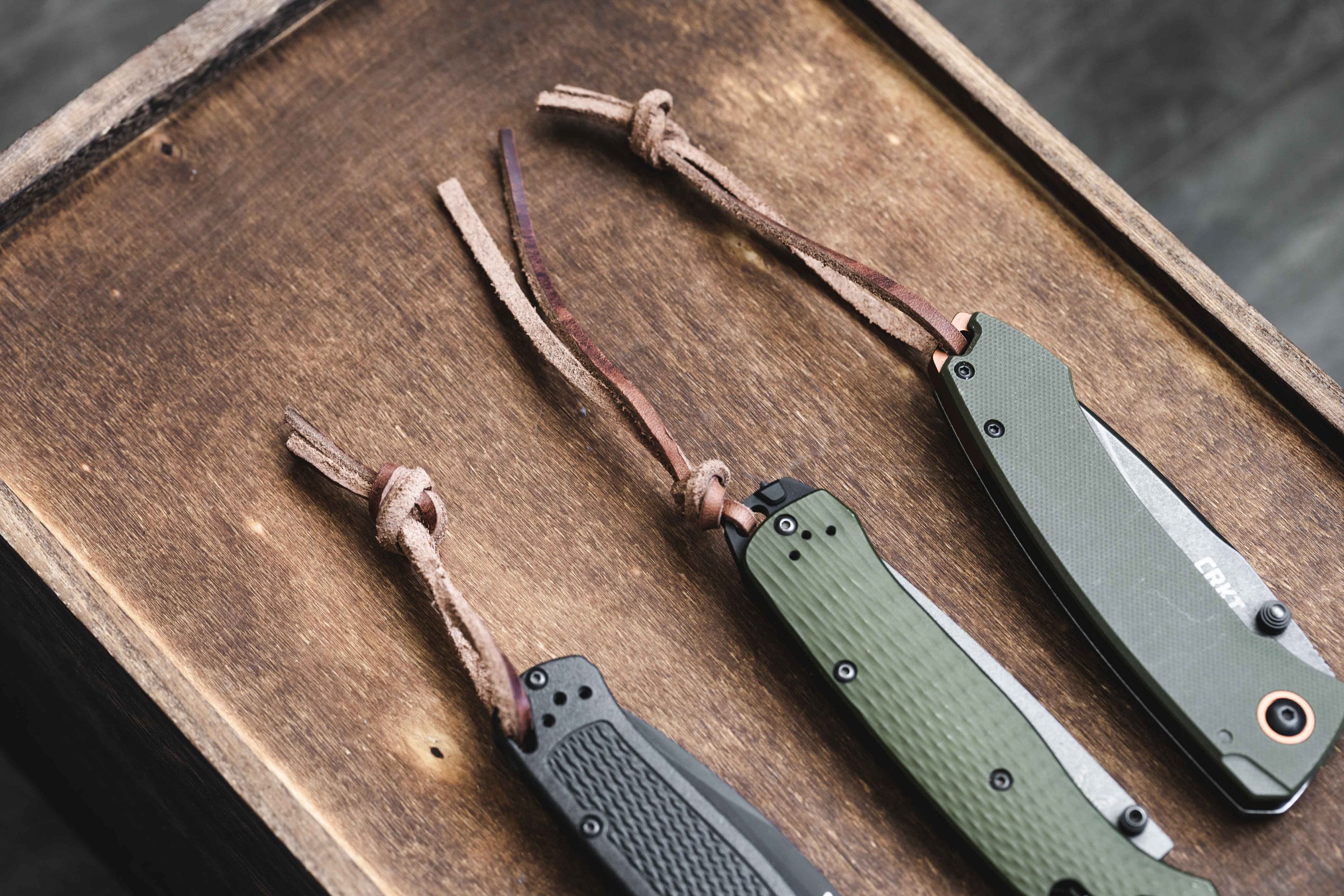 Leather Knife Lanyards Everyday Carry Knife EDC Knife | Etsy