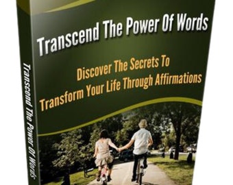 Transcend the Power of Words ebook Positive Affirmations, Personal Growth, Self Improvement ebook, Self Help Book