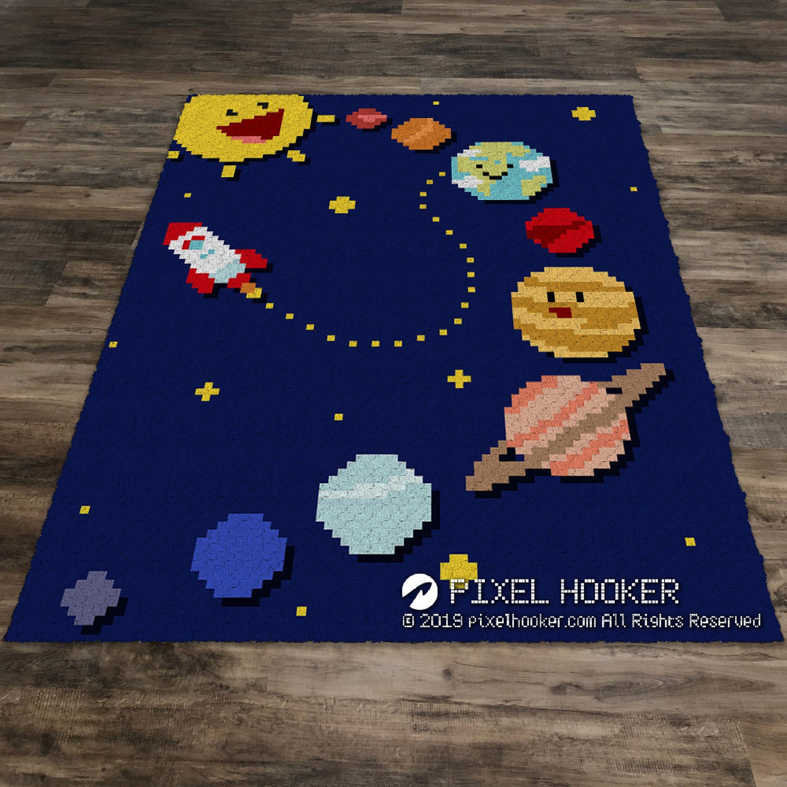 3D Solar System Etsy