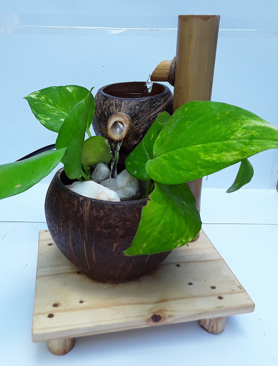 Mini Water Fountaintable Top Water Fountainindoor Etsy