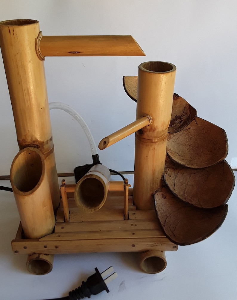 Handcrafted Table Top Bamboo Fountain