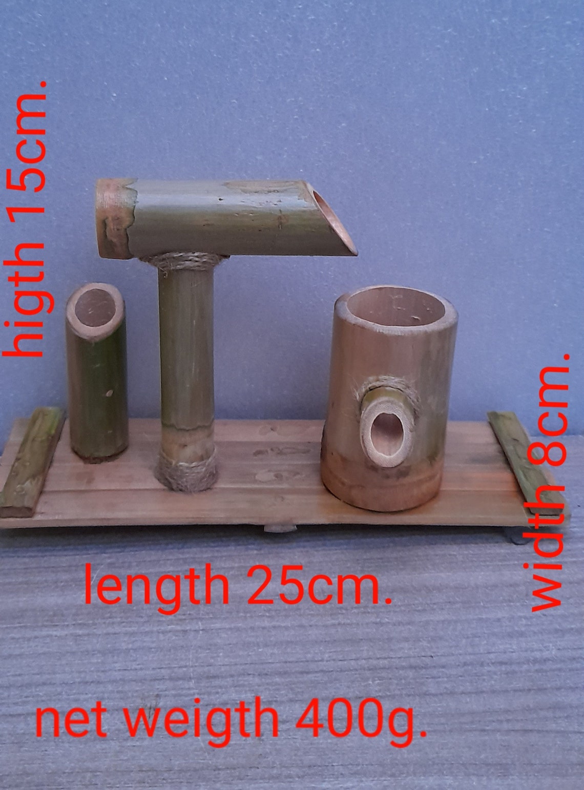 Indoor Bamboo Fountaintable Top Bamboo Water Fountain Simple Etsy