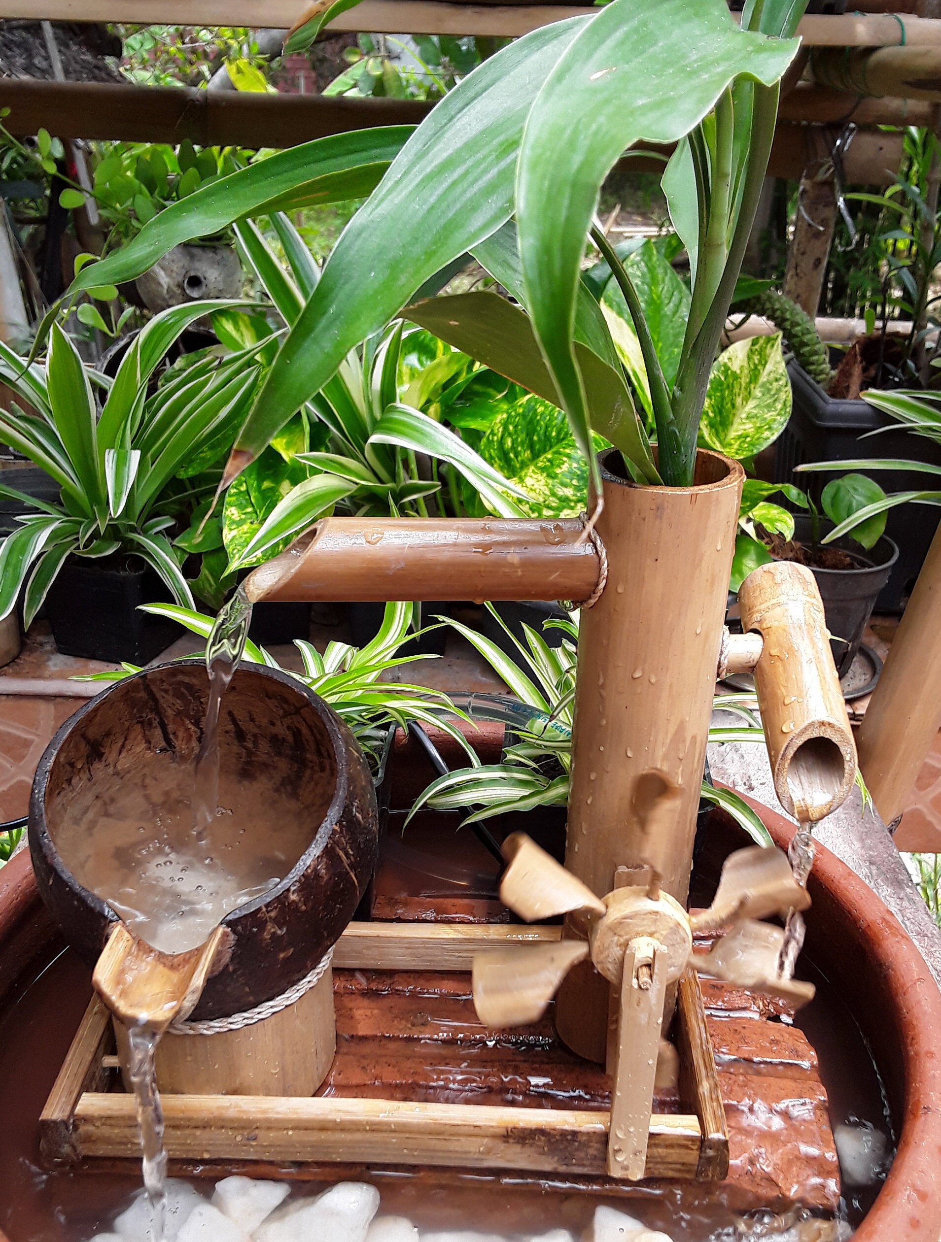 Table Top Water Fountainmini Fountainindoor Fountain Etsy