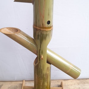 Shishi odoshi Japanese style fountain, outdoor fountain handmake fountain from real bamboo image 5