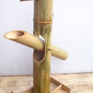 Shishi odoshi Japanese style fountain, outdoor fountain handmake fountain from real bamboo image 3