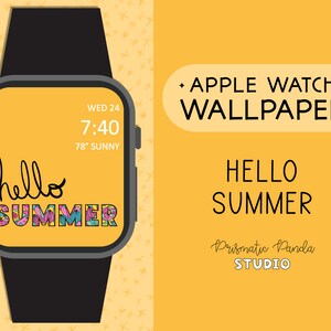 Apple Watch Wallpaper | Hello Summer | Watch Background | Apple Watch Face