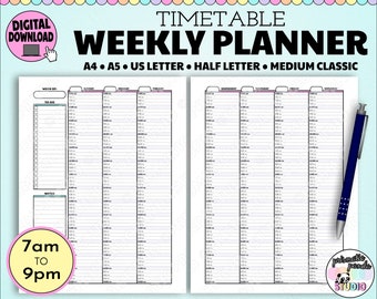 15 Minute Appointment Planner | Appointment Book Template | Barber Appointment Book | Hair Stylist Schedule | Printable Planner | A5 Planner