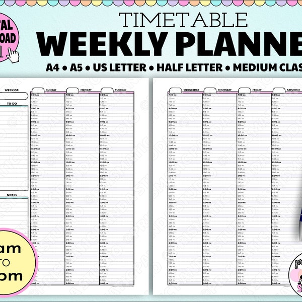 15 Minute Appointment Planner | Appointment Book Template | Barber Appointment Book | Hair Stylist Schedule | Printable Planner | A5 Planner