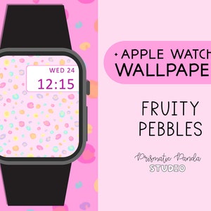 Apple Watch Background | Fruity Pebbles | Rainbow Watch Face | Apple Watch Wallpaper
