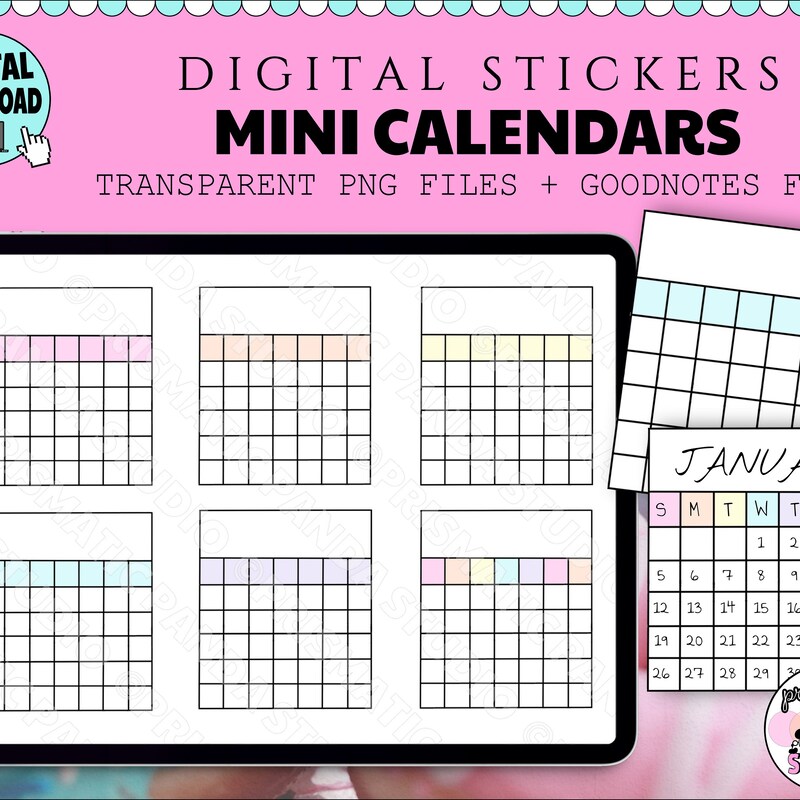 Kalender sticker - Etsy.de