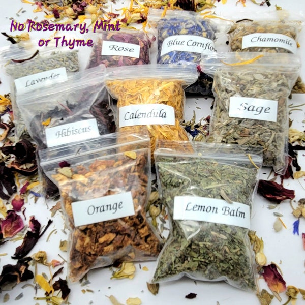 12 Herbs & Flowers for Soap and Candle Crafts