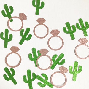 Glitter confetti,boho confetti,Final Fiesta Confetti,fiesta bridal shower,cactus bridal shower,cactus bachelorette