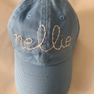 Adult Custom Hand Embroidered Baseball Hat