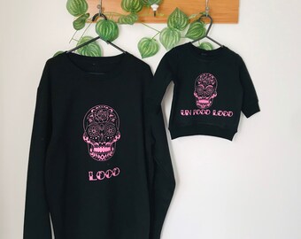 mum and son matching jumpers