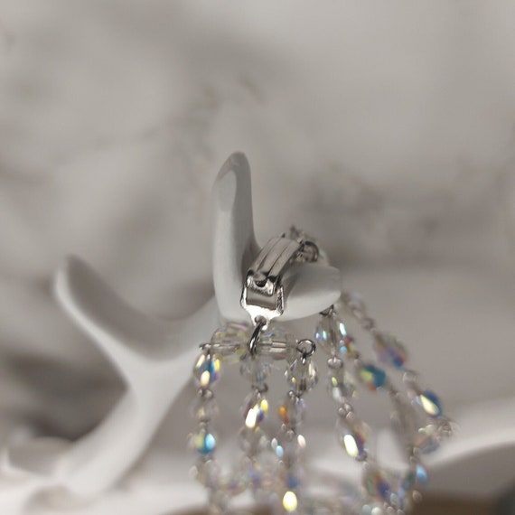 Vintage Unsigned Aurora Borealis Crystal Necklace… - image 7