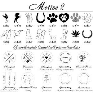 Halskette ELLA Sternbild / Sternzeichen personalisierte Gravur Swarovski Kristall Edelstahl Horoskop runder Anhänger 02 Bild 9