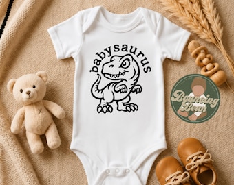 Babysaurus Onesie® - Dinosaur themed baby Onesie® - Baby shower gifts
