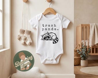 Trash Panda Onesie® - Racoon baby Onesie® - Animal baby Onesie® bodysuit
