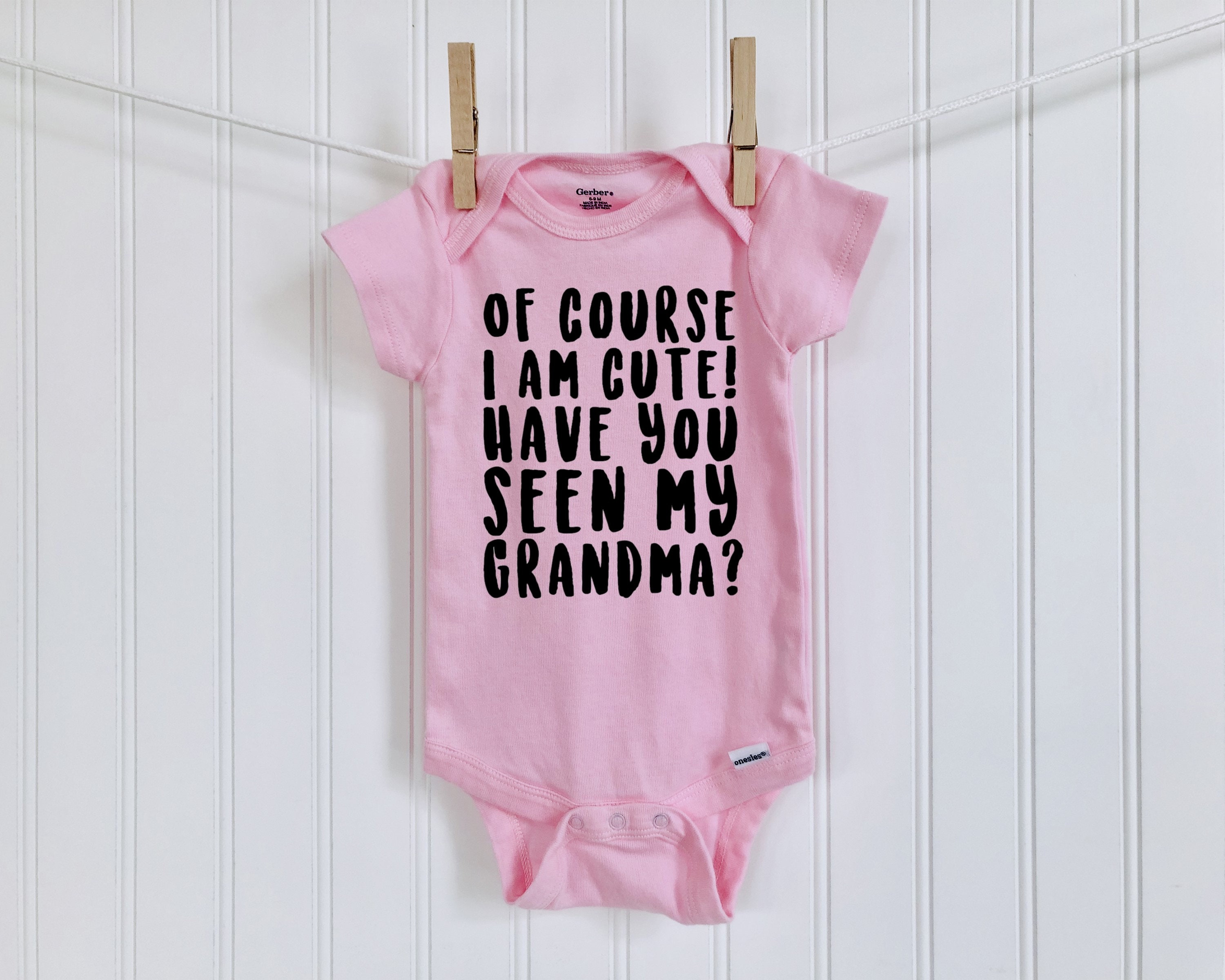 Have you seen my grandma funny Baby clothes Baby Onesie® Etsy