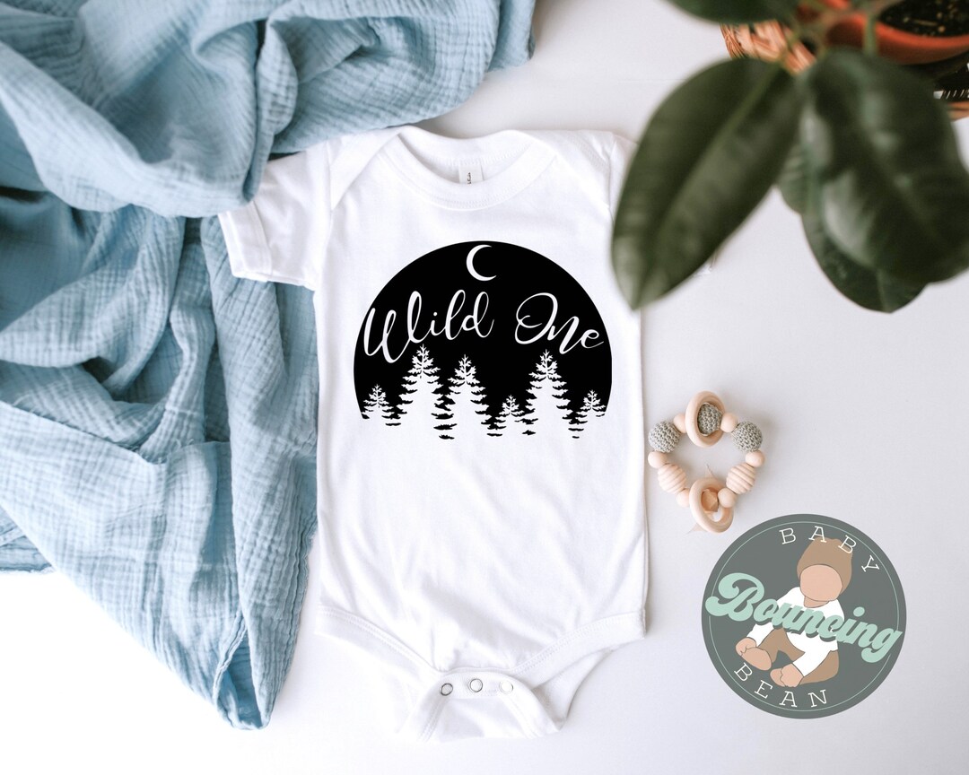 Wild One Nature Onesie® Nature Themed Baby Onesie® Bodysuits Etsy