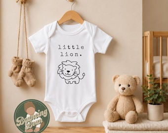 Lion Onesie® - Little lion baby Onesie® - Animal baby Onesie® bodysuit