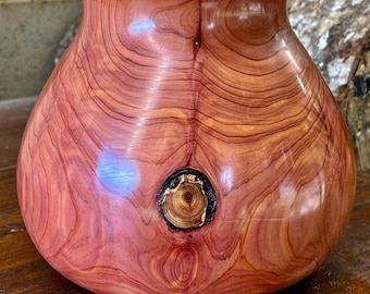 Hand Turned Eastern Red Cedar Vase