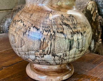 Hand Turned Camphor Wood Vase