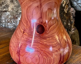 Hand Turned Eastern Red Cedar Vase