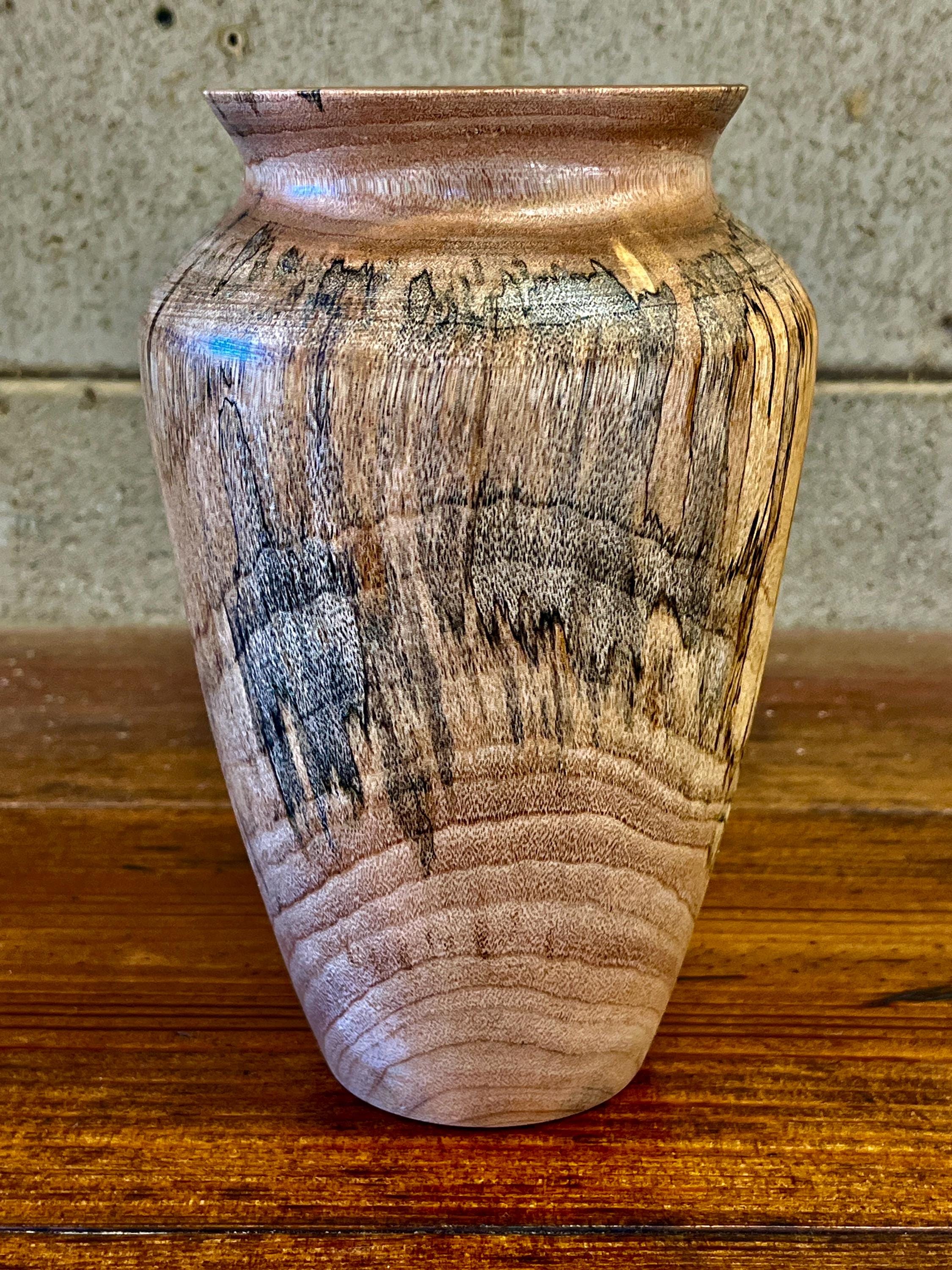 Redbone Wood Works Original Artisan Spalted Camphor Vase - Etsy