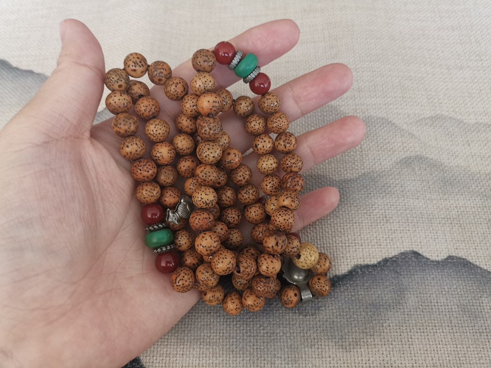 A string of buddhist beads from a devout follower of Buddhism Etsy