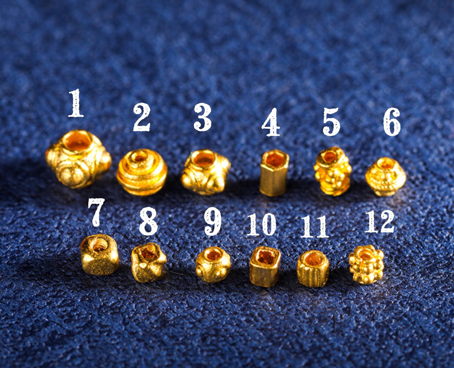 Handmade 24K solid gold findings bead pure gold supplies Etsy