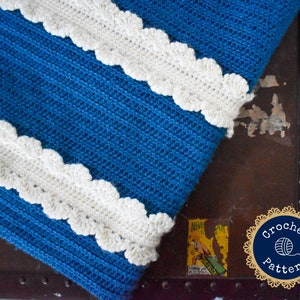 Crochet Baby Blanket | The Donwell Baby Blanket Crochet Pattern | Baby Girl Heirloom Blanket | Instant PDF Download