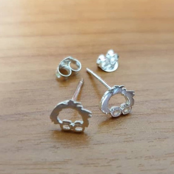 Bernie Sanders - Earstuds - Sterling Silver - Political - Presidential Election - President