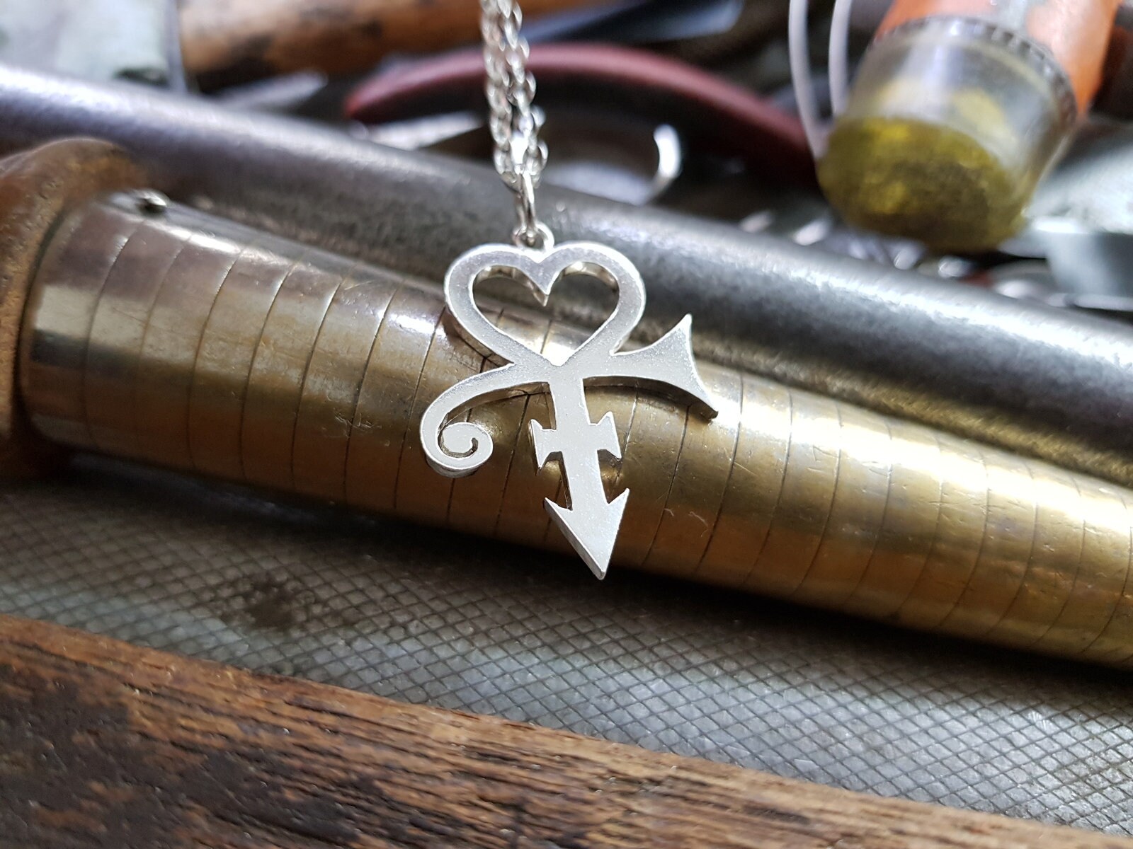 Prince symbol necklace - Etsy 日本