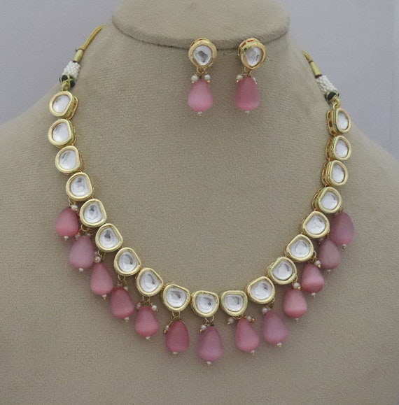 Meenakari beads necklace sale