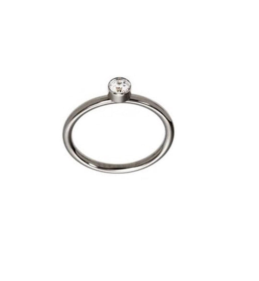 Stunning Designer Stainless Steel Ring Etsy