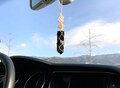 Strong Protection energy, Obsidian&Clear quartz, Perfect shield, Sun catcher, Car hanging, Rear view mirror, First car gift, Crystal hanger. product logo
