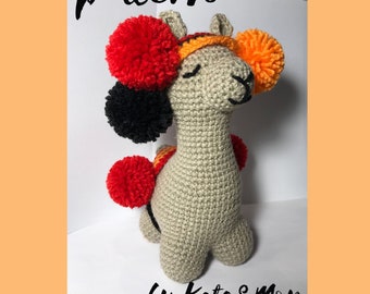 Amigurumi Llama Crochet Pattern - Peppercorn the Llama & Sugar The Llama crochet pattern, llama stuffed animals pdf tutorial