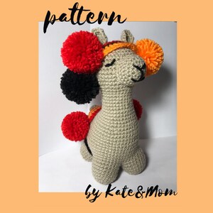 Amigurumi Llama Crochet Pattern - Peppercorn the Llama & Sugar The Llama crochet pattern, llama stuffed animals pdf tutorial