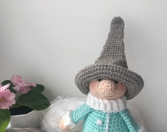 Cute Interior Gnome Crochet PATTERN / Christmas Gnome Amigurumi pattern / interior crochet doll pdf tutorial, DIY