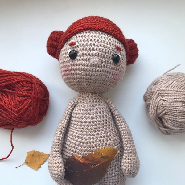 Crochet Doll Body PATTERN / Crochet Doll base pattern english / interior crochet doll Tilda tutorial