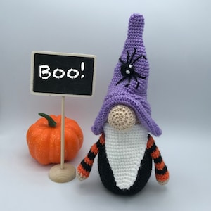 Halloween Gnome CROCHET PATTERN Pdf, Scandinavian Gnomes, Halloween Decor Crochet Pattern. Amigurumi Gnomes Pattern