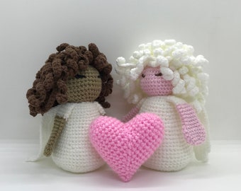 Crochet Angel PATTERN - Baby Angels Amigurumi Pattern. Angel Doll crochet pattern, amigurumi angel, handmade angel